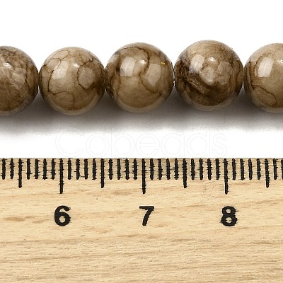 Natural Dyed Marble Beads Strands G-D315-A01-03-8mm-1