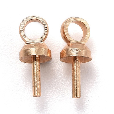 Brass Cup Peg Bails Pendants KK-Z018-01B-KCG-1