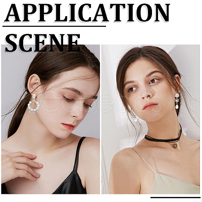 40Pcs Brass Stud Earrings Findings KK-SC0006-87P-1