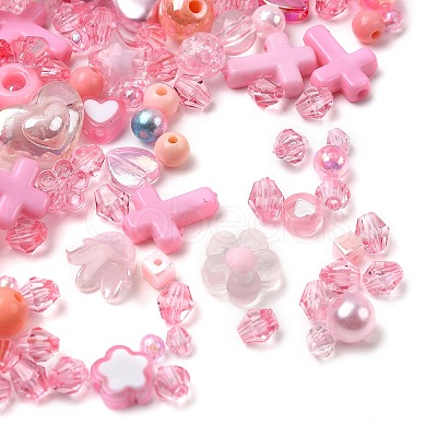 Opaque & Transparent Acrylic Beads SACR-XCP0001-06B-1