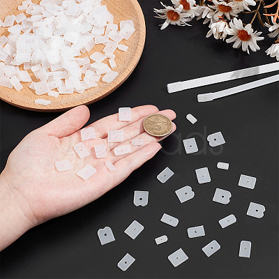 250Pcs 5 Styles Silicone Boning End Caps Cover SIL-NB0001-58B-1