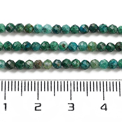 Natural Chrysocolla Beads Strands X-G-P514-A03-02-01-1