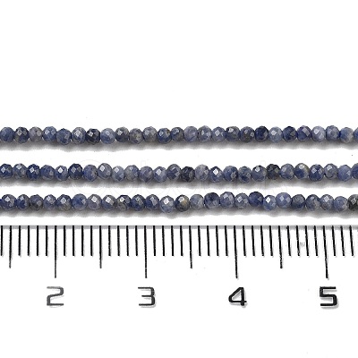 Natural Sapphire Beads Strands G-F509-18A-2mm-1
