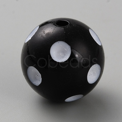 Acrylic Beads MACR-WH20003-02D-1