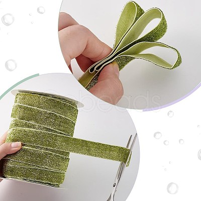 Sparkle Polyester Ribbon OCOR-WH0082-158A-02-1