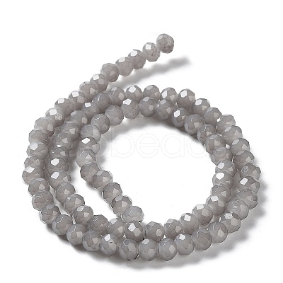 Baking Paint Imitation Jade Glass Bead Strands LS-X-DGLA-A034-J6MM-A43-1