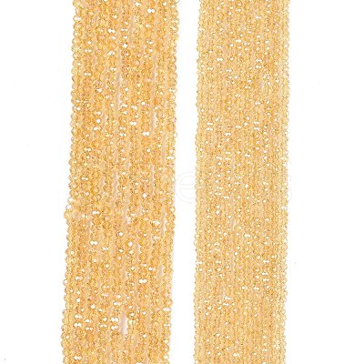 Electroplate Glass Beads Strands EGLA-A044-T2mm-B03-1