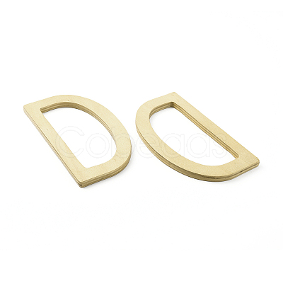 Wooden D-Shaped Bag Handles FIND-WH0005-23A-1