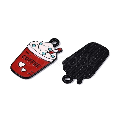 Baking Paint Alloy Enamel Pendants PALLOY-T093-14-1