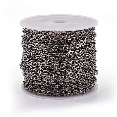 Iron Flat Cable Chains X-CH-0.6PYSZ-B-WH-1