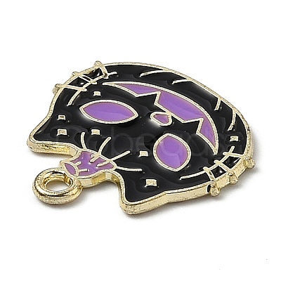 Alloy Enamel Pendants ENAM-Z001-15G-02-1