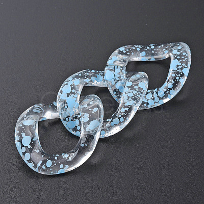 Transparent Acrylic Linking Rings OACR-N009-015A-B10-1