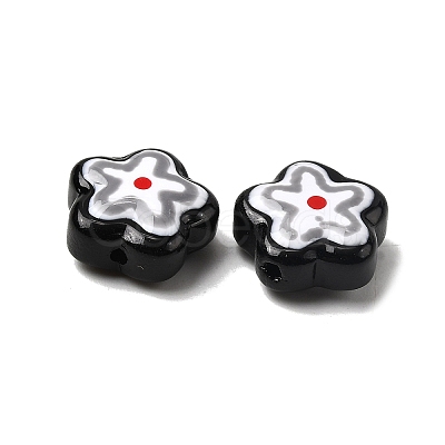 Handmade Glass Enamel Beads GLAA-K070-03I-1