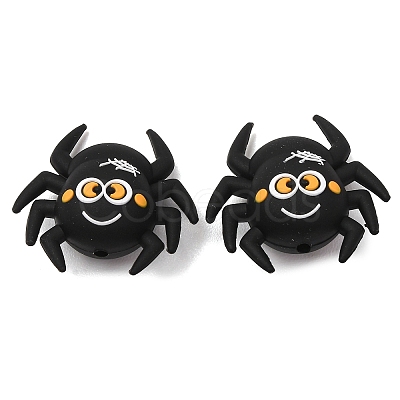 Halloween Silicone Focal Beads SL-CBADC51-07-1