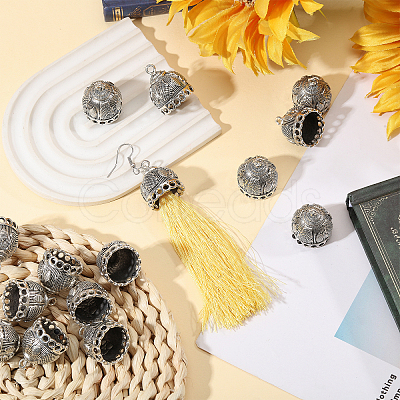 16Pcs Tibetan Style Zinc Alloy Pendant Bails FIND-CA0011-75A-1