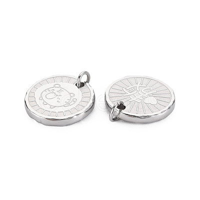 Non-Tarnish 304 Stainless Steel Pendants STAS-N097-159P-1