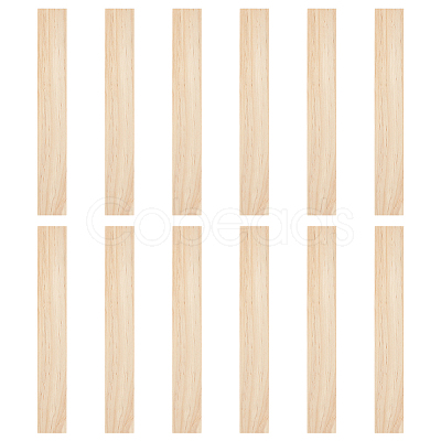 Unfinished Pine Wood Rectangle Shape Slices LS-WOOD-WH0002-63B-1