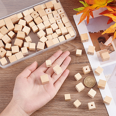 90pcs 3 Style Wood Beads WOOD-PH0009-45-1