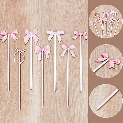 14Pcs Wooden Picks for Vase Decorations AJEW-SP0004-71B-1