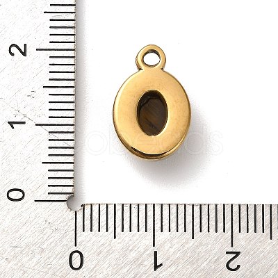 Natural Tiger Eye Pendants STAS-R009-04G-03-1