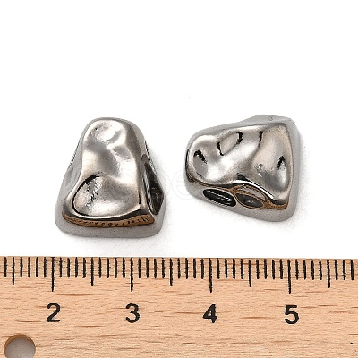Brass European Beads KK-H455-03B-1
