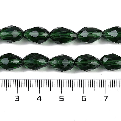 Transparent Glass Beads Strands EGLA-N013-T10mm-D15-1