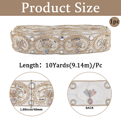 Ethnic Style Polyester Ribbon for Sewing Decoration OCOR-WH20007-26E-1