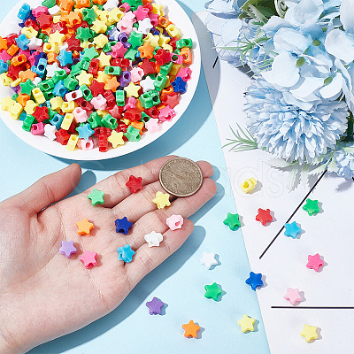 1000Pcs Plastic Beads MACR-SP0002-30-1