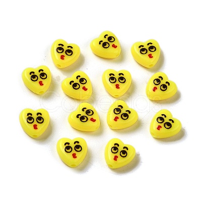Opaque Acrylic Beads MACR-S377-01B-1
