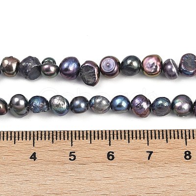 Natural Cultured Freshwater Pearl Beads Strands PEAR-P064-19G-01F-1
