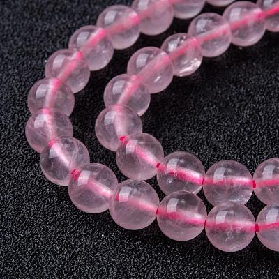 Natural Rose Quartz Bead Strands G-R173-6mm-04-1