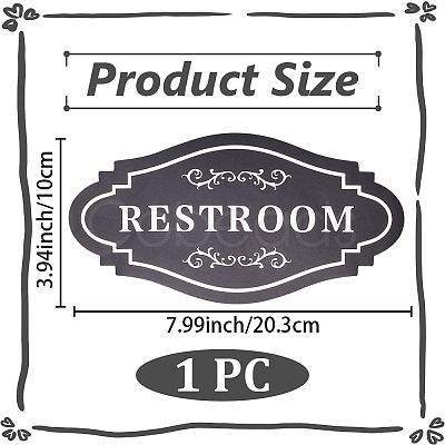 PVC Self-adhesive Sign Label Paper DIY-CP0013-68-1
