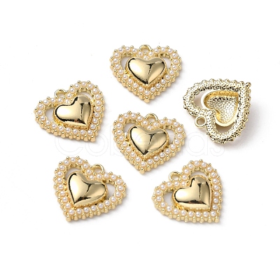 ABS Plastic Imitation Pearl Pendants FIND-WH0061-48-1