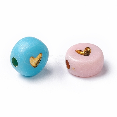 Opaque Acrylic Beads PACR-N006-50-A01-1