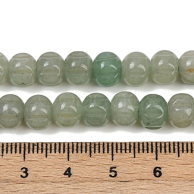 Natural Green Aventurine Beads Strands G-Z080-B12-8x6mm-1