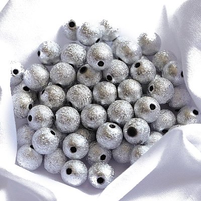Frosted Acrylic Beads OACR-YWC0002-01C-02-1