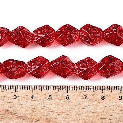 Electroplate Glass Beads Strands EGLA-N012-08N-1