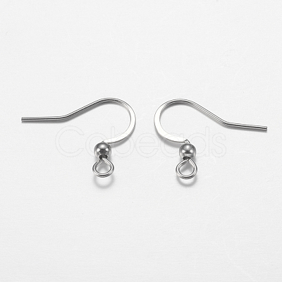 Tarnish Resistant 304 Stainless Steel French Earring Hooks STAS-I097-049P-1