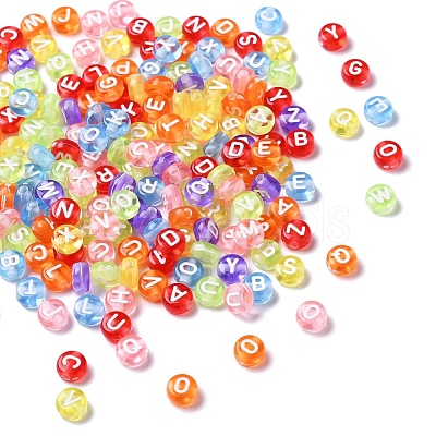 800Pcs 4 Style Acrylic Beads MACR-YW0001-17-1