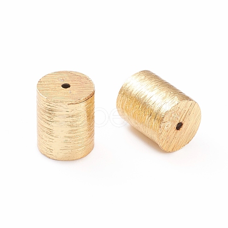 Brass Drawbench Beads KK-K241-01G-1