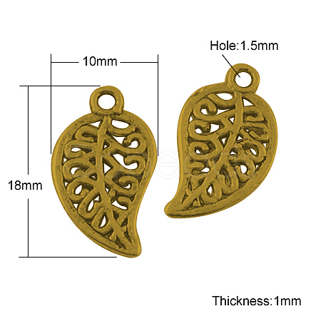 Tibetan Style Alloy Pendants X-TIBEP-20336-AG-RS-1