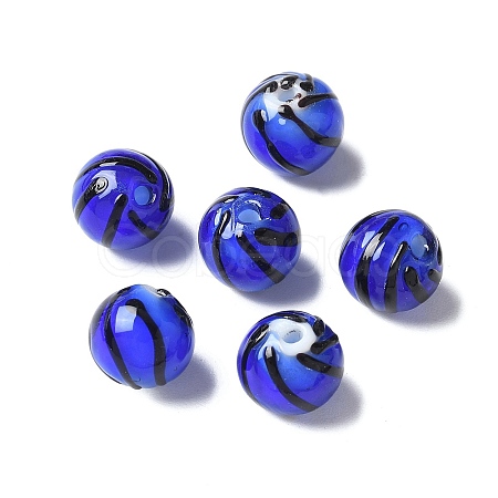 Handmade Transparent Lampwork Beads BLOW-D300-08G-1