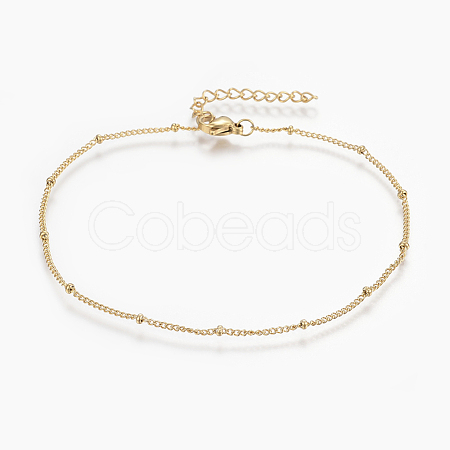 304 Stainless Steel Anklets AJEW-H013-03G-1