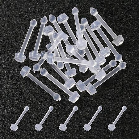 Acrylic Nose Bone Ring AJEW-YW0001-06F-1