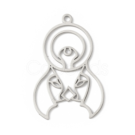 Non-Tarnish 201 Stainless Steel Pendants STAS-K250-03P-1