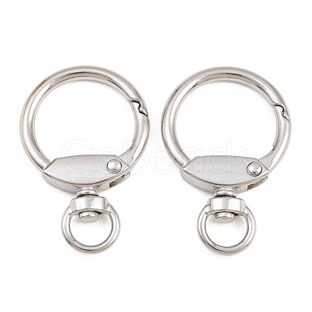 Zinc Alloy Swivel Clasps AL-CBAC079-14P-1