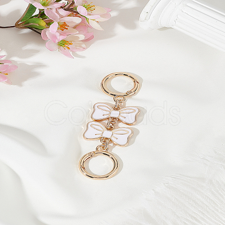 1Pcs Zinc Alloy Enamel Link Purse Strap Extenders AJEW-LP0007-87-1
