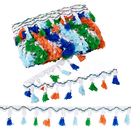 10 Yards Polyester Tassel Ribbon OCOR-PH0006-10A-1