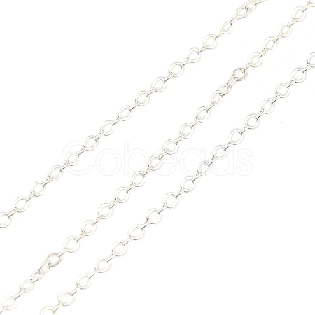 Rack Plating Brass Cable Chains CHC-M001-04S-1
