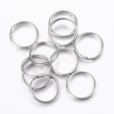 Tarnish Resistant 304 Stainless Steel Split Rings X-STAS-H413-07P-D-1